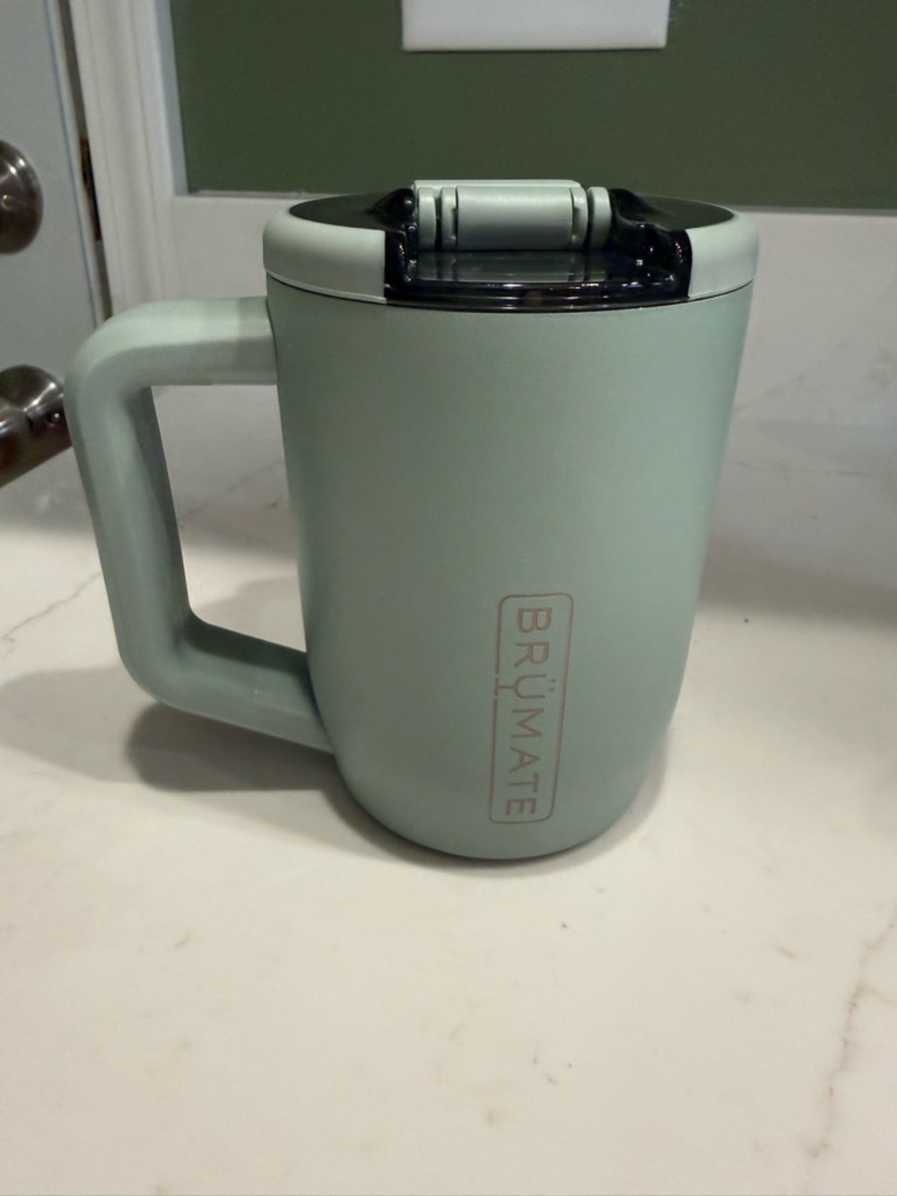 BrüMate Sage MUV 15 ozTravel Mug with Handle